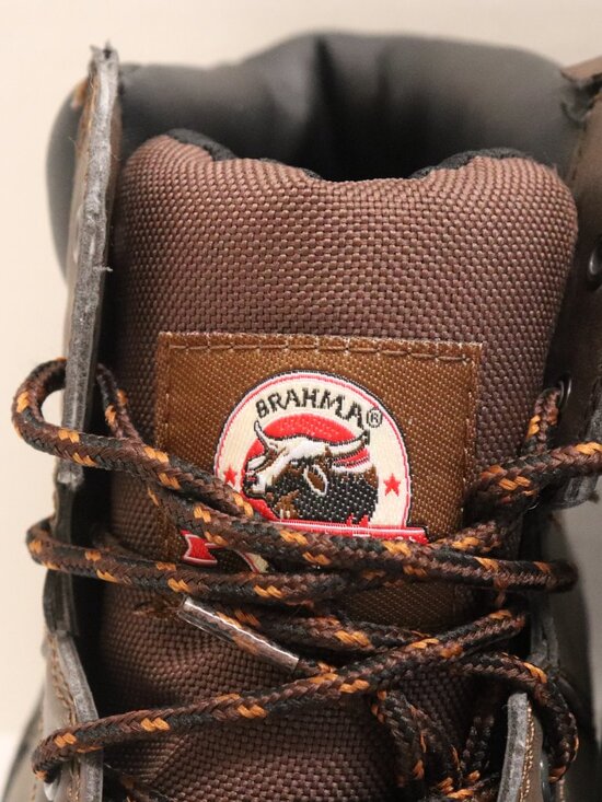Brahma Men\'s Work Boots New Brown with Steel Toes Size 14 main image 7